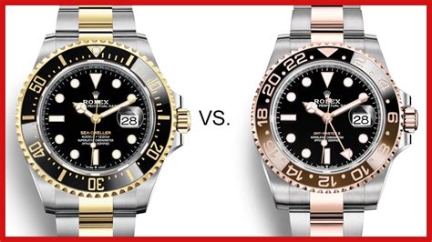 rolex gmt master ii vs sea dweller